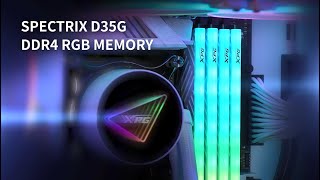 XPG SPECTRIX D35G DDR4 RGB MEMORY [upl. by Assiren511]