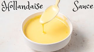 Hollandaise Sauce  Easy recipe to follow [upl. by Liza]