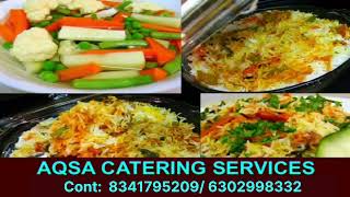 AQSA catering services veg non veg best food weddingcatering catering biryani indianfood [upl. by Atiran]