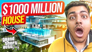 1000 Million Mansion In GTA 5 😱  GTA 5 Grand RP 53 [upl. by Ramos]