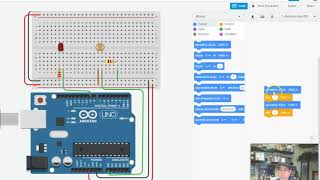 Photo Resistor with Arduino and TinkerCad [upl. by Elita548]