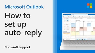 How to set up an outofoffice reply in Outlook  Microsoft [upl. by Yelsnik]