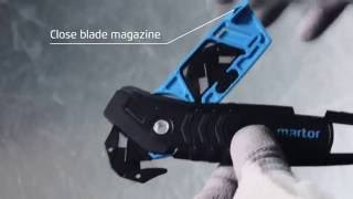 Safety knife MARTOR SECUMAX 350 training video GB [upl. by Veleda]