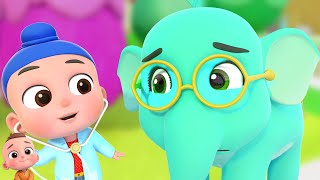 Aaj Mangalwar Hai Hathi Version Song आज मंगलवार है Apples and Bananas Bharat Rhymes for Kids [upl. by Collete]