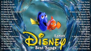 The Best Disney Songs With Lyrics 🌈 Classic Disney Soundtracks 🎬 The Little Mermaid Mulan [upl. by Neel]