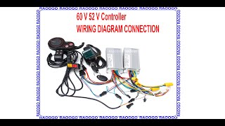 52V 60V Controller Wiring Diagram Apollo Varla Mantis Electric Scooter Connection Wires Explained [upl. by Chery]