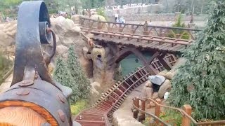 Seven Dwarfs Mine Train Roller Coaster REAL POV Full Ride Walt Disney World Magic Kingdom [upl. by Lucho]