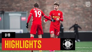 Highlights U19ligaen  Silkeborg IF  FC Nordsjælland 05 [upl. by Royo]