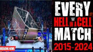 20152024 All Hell In A Cell Match In WWE [upl. by Nylime]