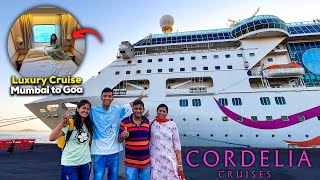 Mumbai to Goa by Cruise  Cordelia Cruises full tour with Family [upl. by Hebe]