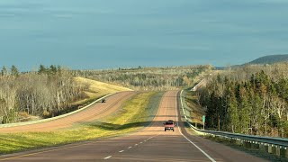 Canada Nova Scotia driving from Pugwash to Antigonish [upl. by Prima]