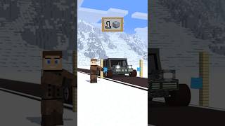 How Much Wool To Stop A Car Bedrock  Inspired by MrBeast minecraft shorts [upl. by Yuri]