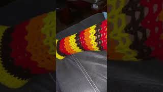 Crocheted kneethigh high socks redheartyarn crochetbags yarnspirations crochettutorial [upl. by Anirat]