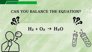 Basic Chemistry Quiz  Can You Balance The Equation [upl. by Gilus802]