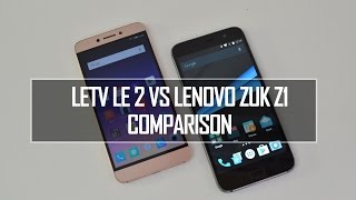 LeEco Letv Le 2 vs Lenovo ZUK Z1 Comparison [upl. by Atekahs]