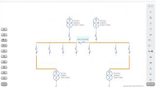 switchgear Power flow 2 Incomer and BusCoupler concept [upl. by Zerimar]