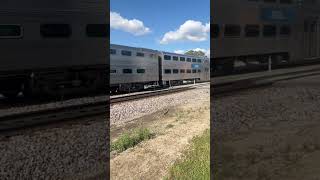 Metra SD70MACH train 2227 Bensenville Illinois 7172024 [upl. by Vinna889]