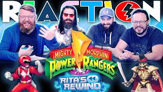 Mighty Morphin Power Rangers Ritas Rewind  Official Reveal Trailer REACTION [upl. by Quenna]