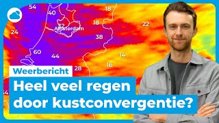 Weerbericht komende dagen regionaal veel regen [upl. by Sergo]