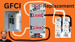 HowTo Install A GFCI Outlet For Beginners DIY [upl. by Inger]