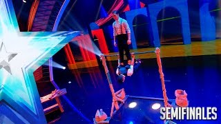 Workout Dance nos maravilla con fuerza riesgo y poesía  Semifinales 3  Got Talent España 2017 [upl. by Rehprotsirhc]