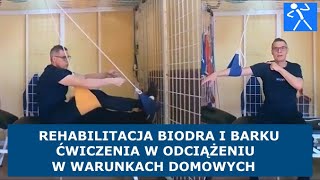 Ćwiczenia na biodra  Ćwiczenia na barki  Rehabilitacja  Jak zrobić podwieszki do ćwiczeń I 🇵🇱 🇪🇺 [upl. by Siradal]