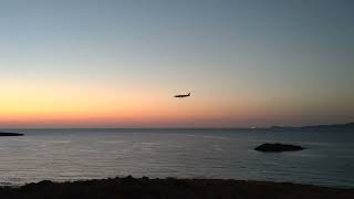 Plane coming in for landing at Heraklion International Airport HER [upl. by Hutner486]