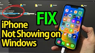 How to Fix iPhone not Showing up on PC Windows 81011 [upl. by Oile698]