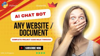 Build an AIPowered Any Website or PDF Chatbot with Streamlit Google Gemini  Full Code Walkthrough [upl. by Yenittirb]