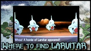 POKEMON XY  Where to find LARVITAR [upl. by Neysa]