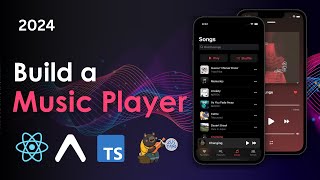 Build a Music Player app with React Native Expo Typescript and Zustand [upl. by Daveen]