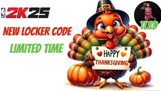 NBA 2K25 Locker Code Happy Thanksgiving Pink Diamond option pack [upl. by Gnouh]