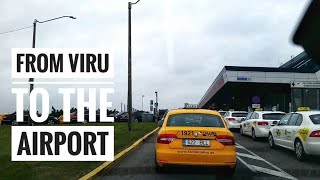 Driving from Viru hotel to Tallinn airport [upl. by Aisitel]