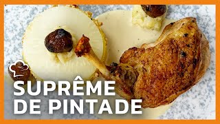 Suprême de pintade crème de Champagne 🥂 [upl. by Atiekal]