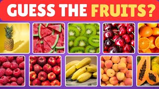 Guess the fruits in 5 seconds 🥭🍊🍓 Fruit quiz🤔 [upl. by Asserat]