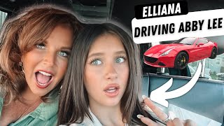 Teaching Elliana Walmsley How To DRIVE 😱  Abby Lee Miller [upl. by Ahtekal403]