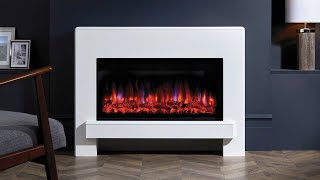 Suncrest Eggleston Electric Fireplace Suite [upl. by Ynnus]