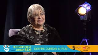 Irina Margareta Nistor cu DELIA BUDEANU  Despre comedie și film [upl. by Atsahc]