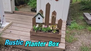 How to build a simple wooden planter box  Woodworking Projects That Selldiyprojects [upl. by Helfand455]