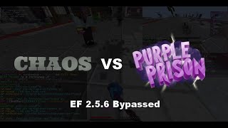 CRASHING PURPLEPRISONORG BIG SERVER  EF 256 CRASHED BY CHAOS [upl. by Alyahsal38]