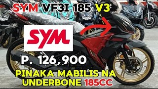 SYM VF3i V3  Walk around  Pinakamabilis na Underbone nandito na  sym  newbiemotovlogph [upl. by Erbas]