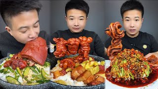 Mukbang Eating  Asmr Mukbang  Chinese food Braised pork fried egg with chili and rice bowlSheep [upl. by Elle]