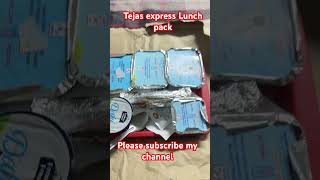 Tejas express Lunch pack tejasexpress lunch train reels blogs vlogs ytshorts [upl. by Patti463]