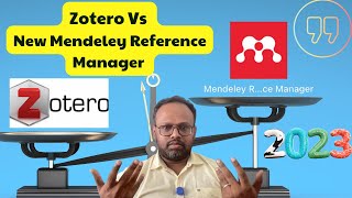 2023  Zotero vs New Mendeley Reference Manager  The better reference manager zotero mendeley [upl. by Ahsyekal]