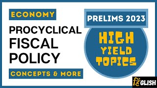 70 Pro Cyclical Fiscal Policy  Indian Economy for UPSC  UPSC UPPSC Prelims 2023 [upl. by Reinhold]