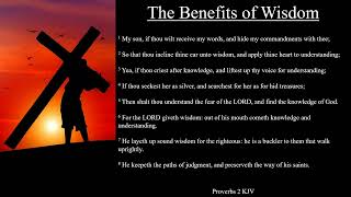 Proverbs 2 KJV  The Benefits of Wisdom [upl. by Atokad894]