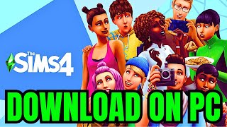 How To DOWNLOAD The Sims 4 On PCLaptop 2024 [upl. by Panthia]