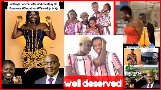 Dr Bawumia fulfill his promise 2 Afua Asantewaasingatonamphandsome husband as they enjoy New car too [upl. by Maag]