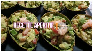 Apéritif RAPIDE  Recette salade dAVOCAT🥑 et CREVETTES 🍤 [upl. by Kutzenco]