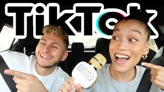 COMPLIMENTING STRANGERS USING THE TIK TOK KARAOKE MIC [upl. by Urban]